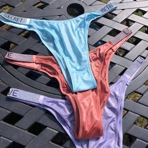 *SOLD* VS Bling Strap Brazilian Panties